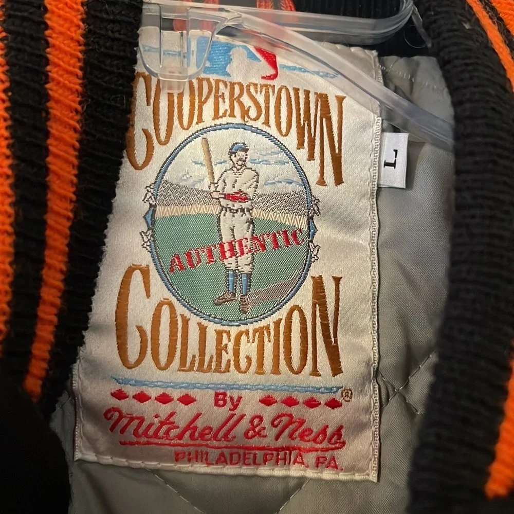 MICHAEL & Ness NY Giants Baseball Club Authentic Cooperstown Collect. Like New - Picture 5 of 8